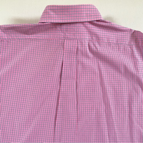 RALPH LAUREN CLASSIC FIT 100% COTTON MEN’S CHECK SHIRT, SIZE 17 34/35 - Picture 11 of 15